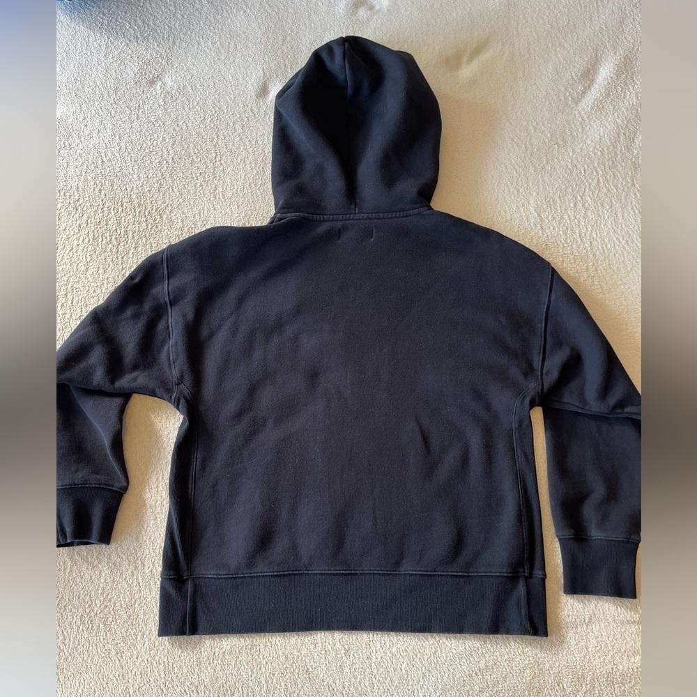Rare TNA Floral Embroidered Black Hoodie S/M - Picture 7 of 11